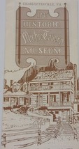 Vintage Historic Michic Tavern Museum Charolette Virgnia Brochure - $3.99