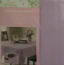 Essential Home Tablecloth ~ 70&quot; Round ~ Purple (Neutral) ~ Polyester - $40.00