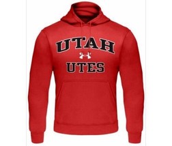 Utah Utes Fleece Hoddie Sweatshirt by Under Armour NWT NCAA new with tags - £46.97 GBP