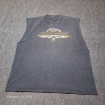 ** VTG Daytona Beach Bike Week Sleeveless T Shirt Adult Size XL Black Di... - $18.47