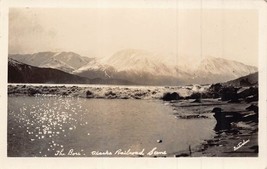 Alaska Railroad Scene~&quot;The BORE&quot;~1920-30s Real Photo Postcard - £13.91 GBP