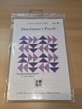 John Flynn Quilt Frame Company Dutchman's Puzzle 12 Inch Acrylic Templat... - $19.50