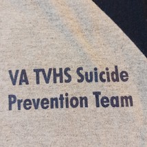 Champion Authentic Veteran Crisis Line Men’s Gray & Blue T-Shirt Size XL image 5