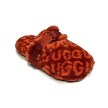 UGG Fluff It Pop Slide Cozy Slippers Mens Size 8 Shoes 1120900 Red Wine Terra - £48.65 GBP