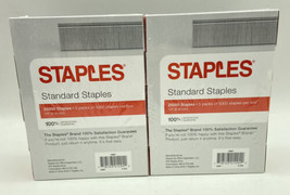 STAPLES 10807 1/4 in -- 50,000 Standard Staples 10 Boxes New Sealed - $11.89