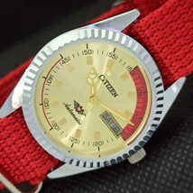 Vintage Citizen Auto 8200 Japan Mens D/D Refurbished Golden Watch 557a-a295325-6 - £18.36 GBP
