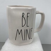 Rae Dunn Be Mine Coffee Mug Cup Valentine&#39;s Day Heart 2-Sided Magenta Artisan - £9.33 GBP