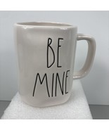 Rae Dunn Be Mine Coffee Mug Cup Valentine&#39;s Day Heart 2-Sided Magenta Ar... - £9.47 GBP