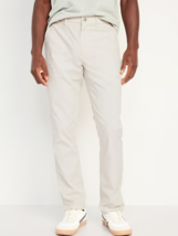 Old Navy Slim Ultimate Tech Built-In Flex Chino Pants Mens 30x34 Ivory NEW - $29.57