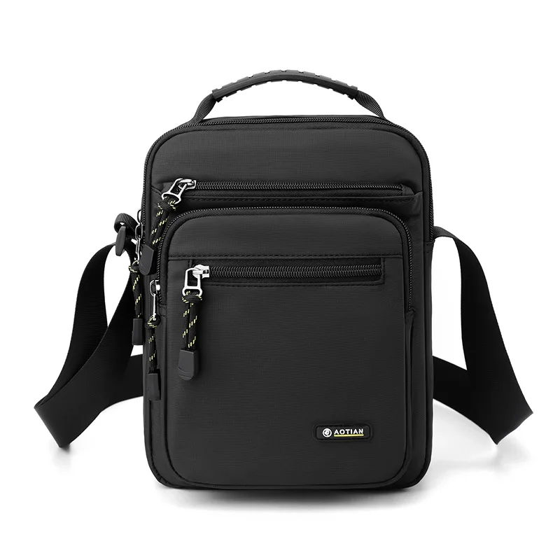 New Men Shoulder Bags Crossbody Bag Multi-function Men&#39;s Casual Handbags... - £23.47 GBP