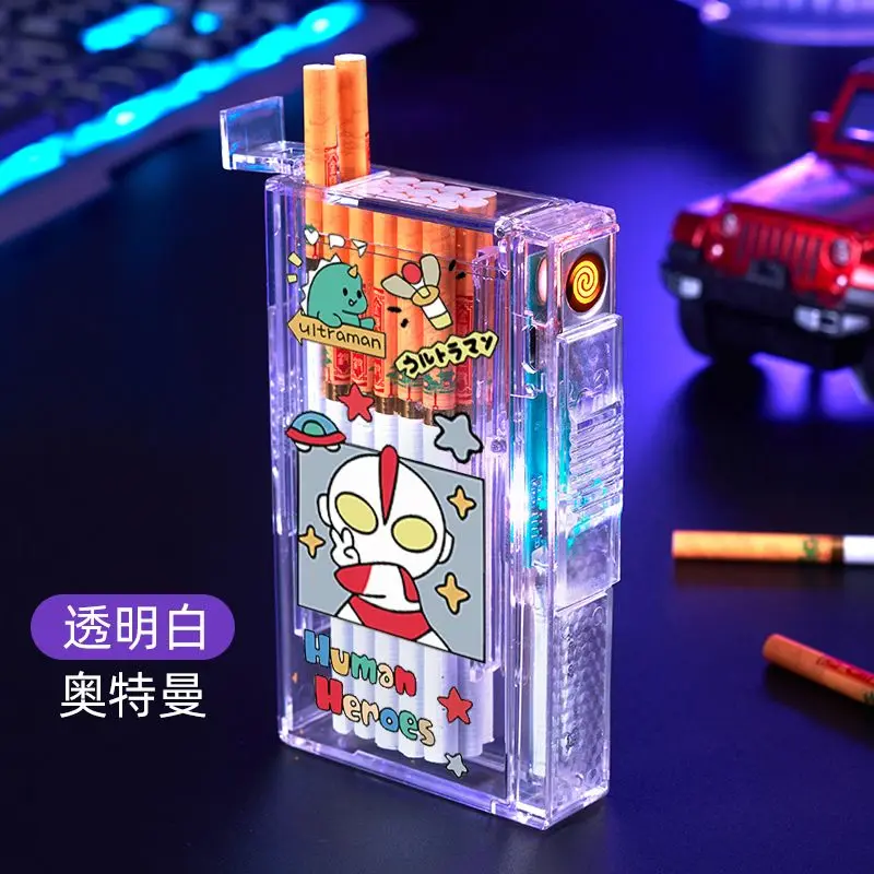 Ultraman Crayon Shin-chan New Slim Rechargeable Cigarette Case with Cigarette - £13.23 GBP