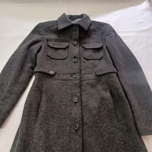 Kenneth Cole Reaction RN#54163 Women's Gray Wool Blend Coat Jacket Size 2 image 8