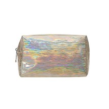 2022 New Square Cosmetic Bag Laser Holographic Purse Makeup Bag Beauty Case Colo - £11.29 GBP