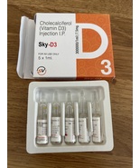 Vitamin D3, Cholecalciferol - 5 x 1ml ampoules, long expiry date - £31.97 GBP