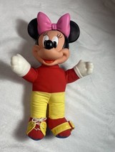 Vintage Minnie Mouse Dress Me Doll - Tie and Buckle Shoes 14&quot; Disney - £8.17 GBP