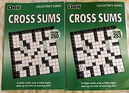 Lot of (2) Dell Collector&#39;s Series Selected Puzzles Cross Sums *Volumes 250 &amp; 25 - £12.94 GBP