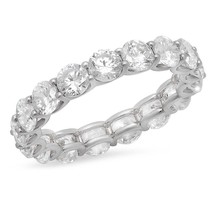 Make Your Own Round Cut diamond Eternity Band! Custom metal &amp; diamond size - £3,297.63 GBP+