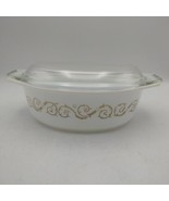 Vintage PYREX Empire Scroll 1-1/2 QT Casserole Dish #043 W/Lid - $22.18 CAD