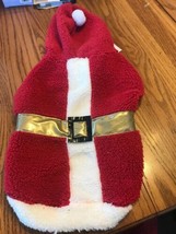 Pet Costume Size M Pet Hoodie Holiday Santa Ships N 24h - £21.35 GBP