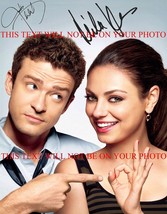 Mila Kunis Justin Timberlake Signed Autograph 8x10 Rp Pict Friends With Benefits - £13.97 GBP