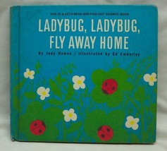 Vintage Ladybug Ladybug Fly Away Home Children&#39;s Hardcover Book 1967 - £11.67 GBP