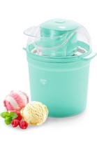 GreenLife 1.5QT Electric Ice Cream, Frozen Yogurt and Sorbet Maker with Mixing P - £55.55 GBP