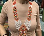 Seeds beads native american necklace jewellery with matching earrings 0 thumb155 crop