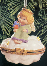 Hallmark 1999 Little Cloud Keeper Keepsake Ornament Porcelain Christmas New - £14.24 GBP