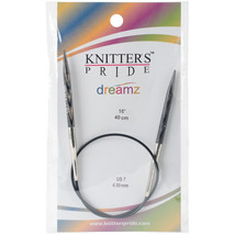 Knitter&#39;s Pride-Dreamz Fixed Circular Needles 16&quot;-Size 7/4.5mm - £9.87 GBP