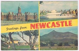 Postcard Greetings From Newcastle County Down Slieve Donard Hotel N Ireland - £3.88 GBP
