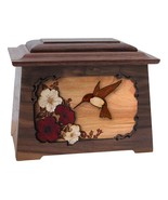 Walnut Hummingbird Astoria Wood Cremation Urn - £318.59 GBP