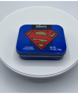 Superman Tin Box Whitman&#39;s Chocolates Tin Superman Comic Logo Gift Box V... - $4.74