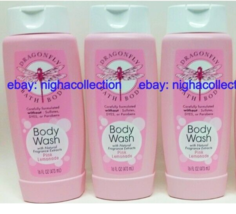 3X DDragonfly Bath Body Wash PINK LEMONADE w/ Natural Fragrance Extracts 16 ozEa - £27.28 GBP