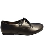 Birkenstock Saunders Oxford Shoes Womens 7 Black Natural Leather Comfort... - $136.62 CAD