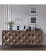 interoknack Retro Geometric Sideboard Cabinet, Modern Minimalist Storage... - $36,950.84 MXN