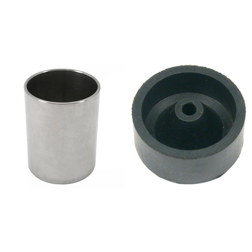 Jewelry Casting Flask & Rubber Sprue Base Kiln Tool Kit 2 Pcs Jewelers