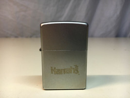 2008 Harrah&#39;s Silver Tone Zippo Cigarette Lighter Bradford PA USA - £63.71 GBP