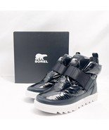 Sorel Black Joan of Arctic Next Lite Strap Puffy Boots New In Box - $252.25 CAD