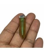 6.3g, 1.6&quot;x0.5&quot;x0.4&quot;, Moss Green Point Pendant Sterling Silver from Braz... - £14.33 GBP