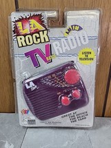 Vintage LA Rock Portable TV Band Am FM Radio #970157-VII. DSI Toys - £39.04 GBP