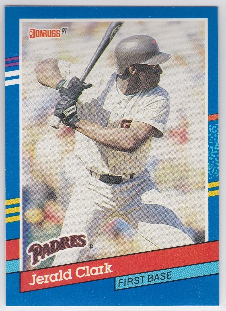 M) 1991 Donruss Baseball Trading Card - Jerald Clark #74 - $1.97 M) 1991 Donruss Baseball Trading Card - Jerald Clark #74 - $1.97