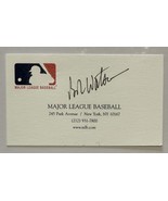 Bob Watson (d. 2020) Signed Autographed MLB Business Card - Houston Astros - $21.01 CAD