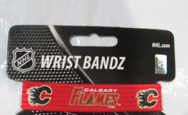 NHL Calgary Flames Wrist Band Bandz Officially Licensed Size Small by Sk... - £13.41 GBP