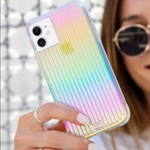 Case-Mate Tough Groove Case Apple iPhone 12 Mini - Clear Iridescent Multi Color - £9.62 GBP