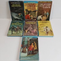 The Hardy Boys Vintage Matte Hard Cover Book Lot Of 7 Franklin W Dixon - £18.82 GBP