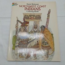 David Rickman Northwest Coast Indians Coloring Book - £6.25 GBP