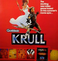 Krull Arcade Flyer Original 1983 Video Game Movie Art Promo Vintage Retro - £34.33 GBP