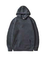 Fashion Men&#39;s Casual Hoodies Pullovers Sweatshirts Top Solid Color Dark ... - £13.36 GBP