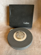 Vintage Lufkin 50FT Steel Tape Measure CIBA-GEIGY In Box Great Condition - $24.14