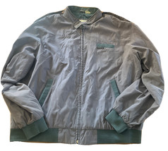 Vintage Members Only Mens Jacket Extra Large Long Gray 80s Bomber Cafe R... - £21.16 GBP